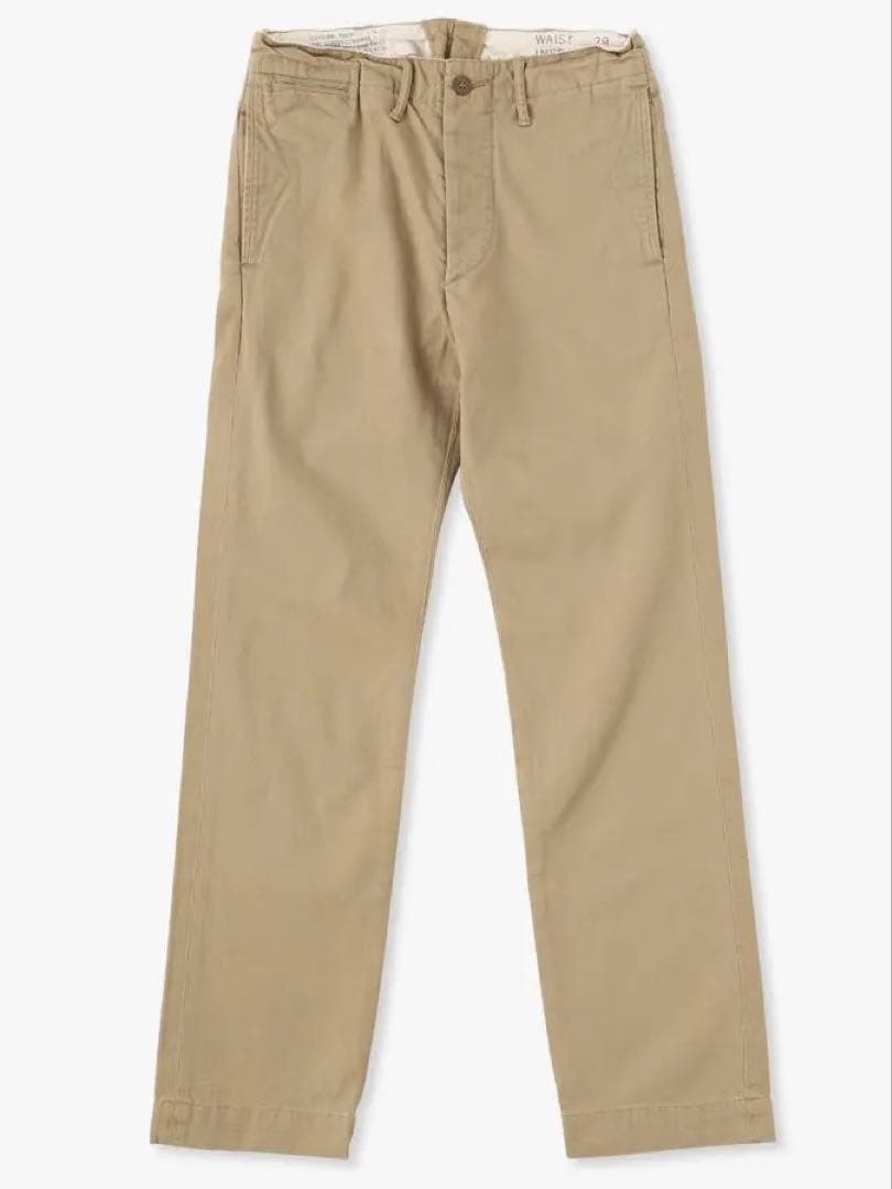 36/32 RRL COTTON CHINO TROUSER チノパン　ベージュ