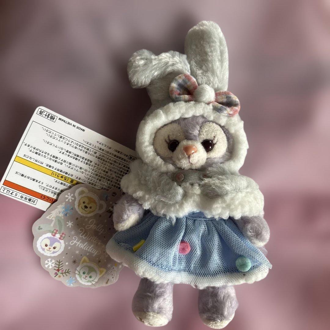 ウィンターホリデー　ステラルー　ぬいぐるみバッジ　東京ディズニーシー