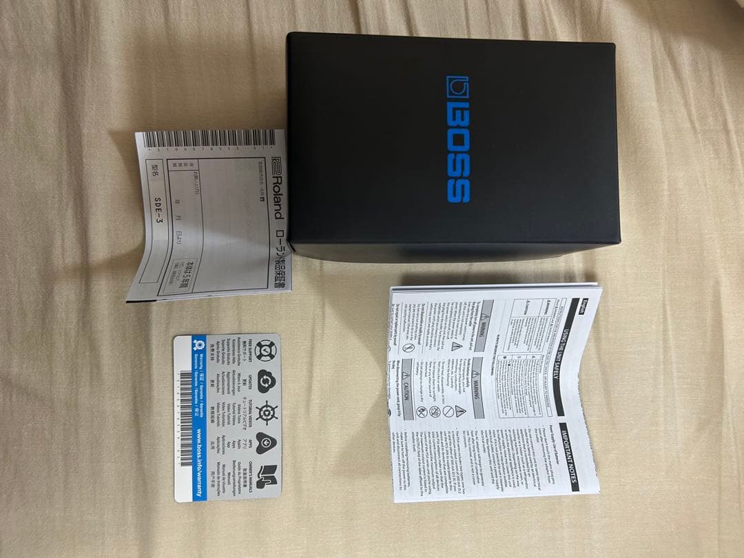 BOSS SDE-3 デジタルディレイ　おまけつき