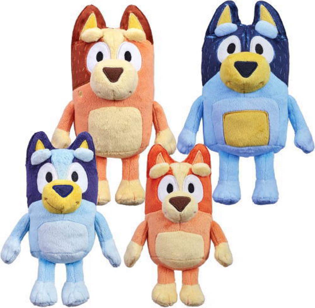 Bluey ブルーイ ヒーラー一家 ぬいぐるみ 4体セット