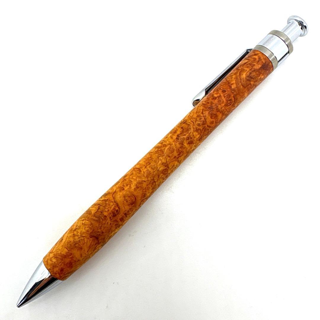 新品即発送 工房楔 【真鍮パイプ】 ペンシル楔 花梨 こぶ杢 シャーペン