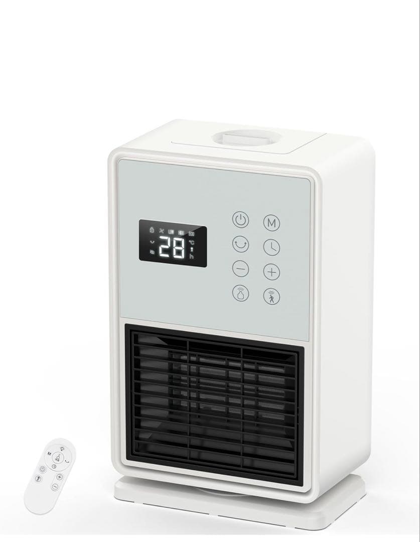 セラミックヒーター新型暖房加湿空気清浄人感センサー付 ECO知能恒温 節電対策