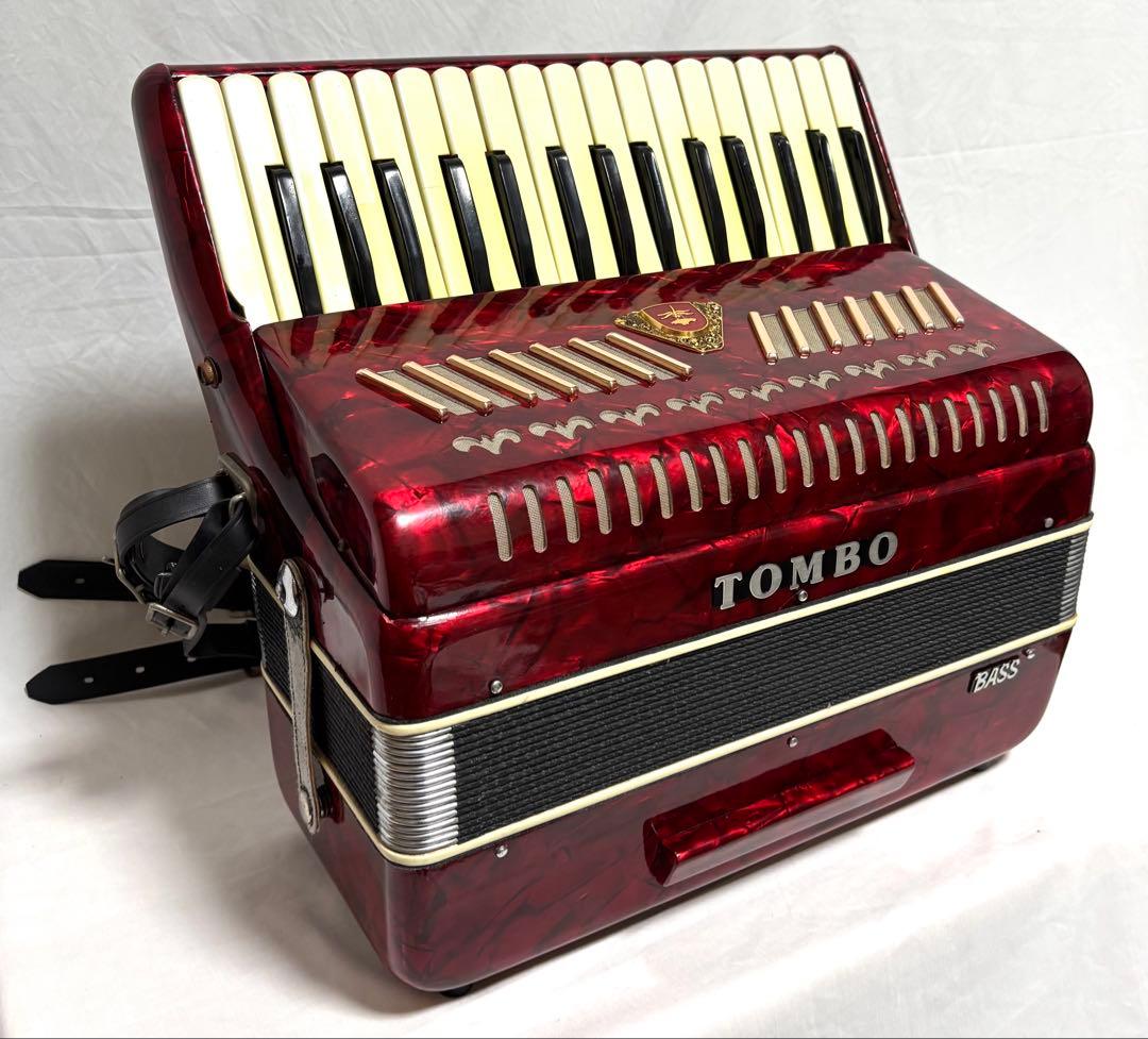 【音出し確認済】TOMBO アコーディオン B-323 BASS 32KEYS