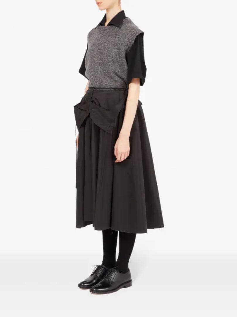 Maison Margiela メゾン マルジェラ タフタ ミディ スカート