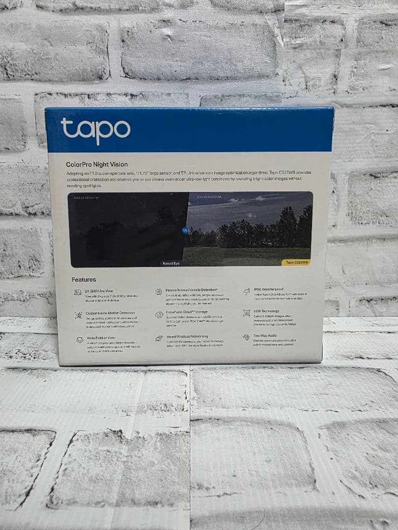 新品未使用 未開封 Tapo tp-link C325WB タポ防犯カメラ