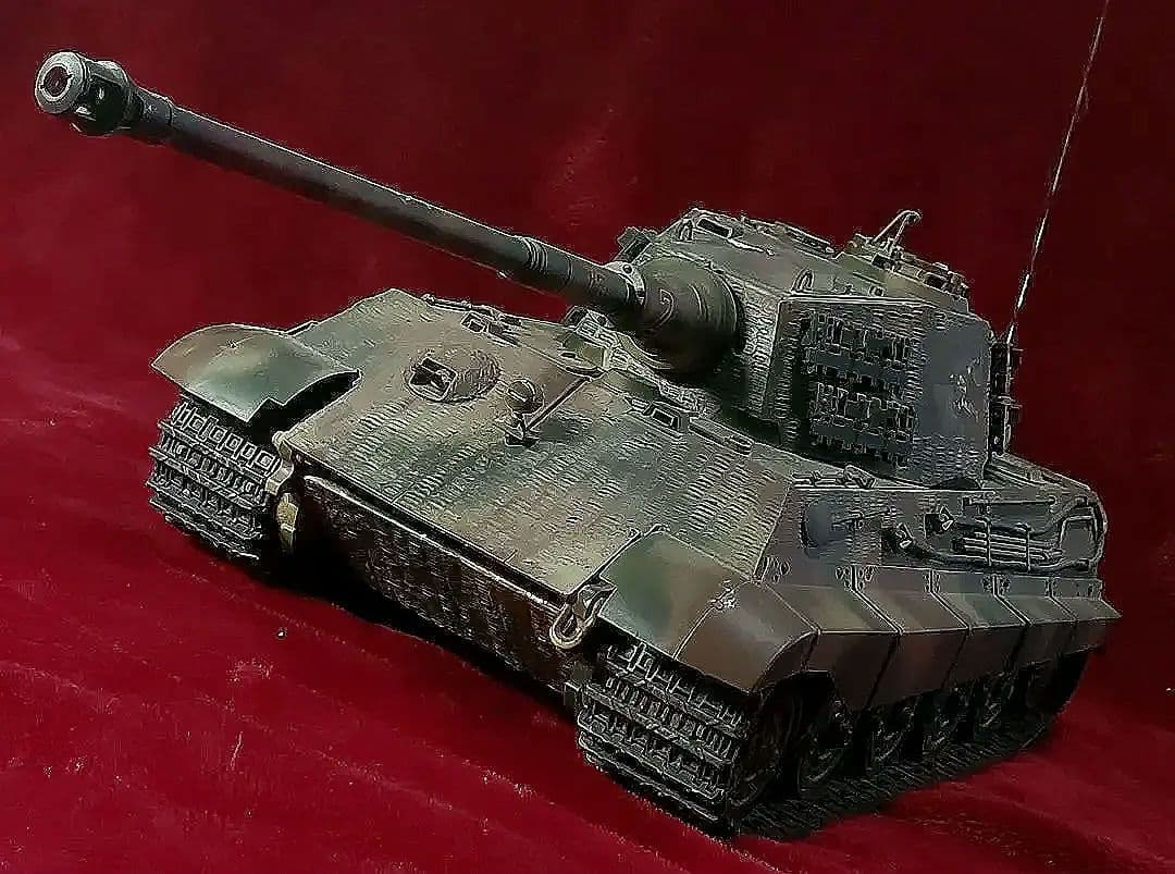 【1981年当時物】☆TAMIYA☆1/16 RC『キングタイガー戦車』