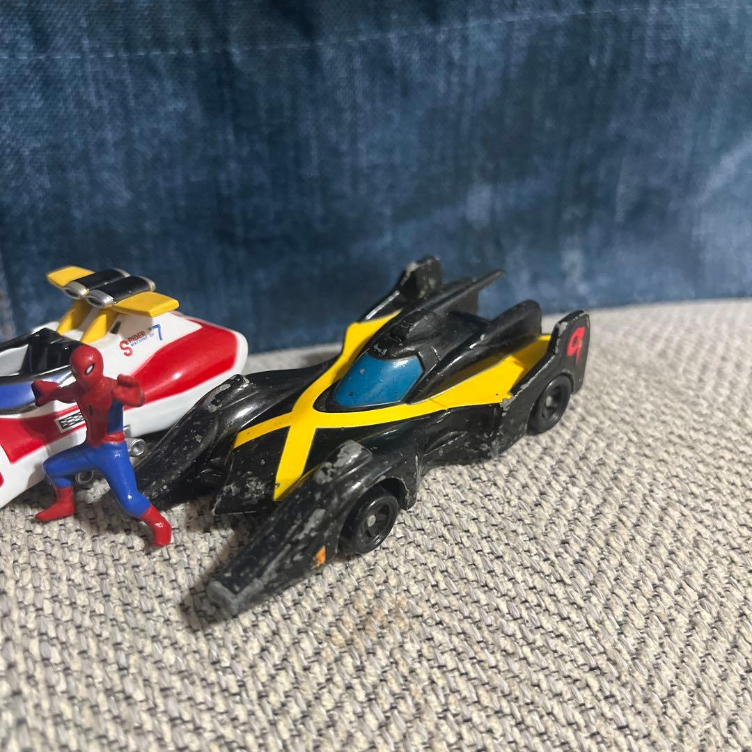 レア✳︎スパイダーマン✳︎マッハGOGOGO✳︎ミニカー✳︎3個セット✳︎フィギュア
