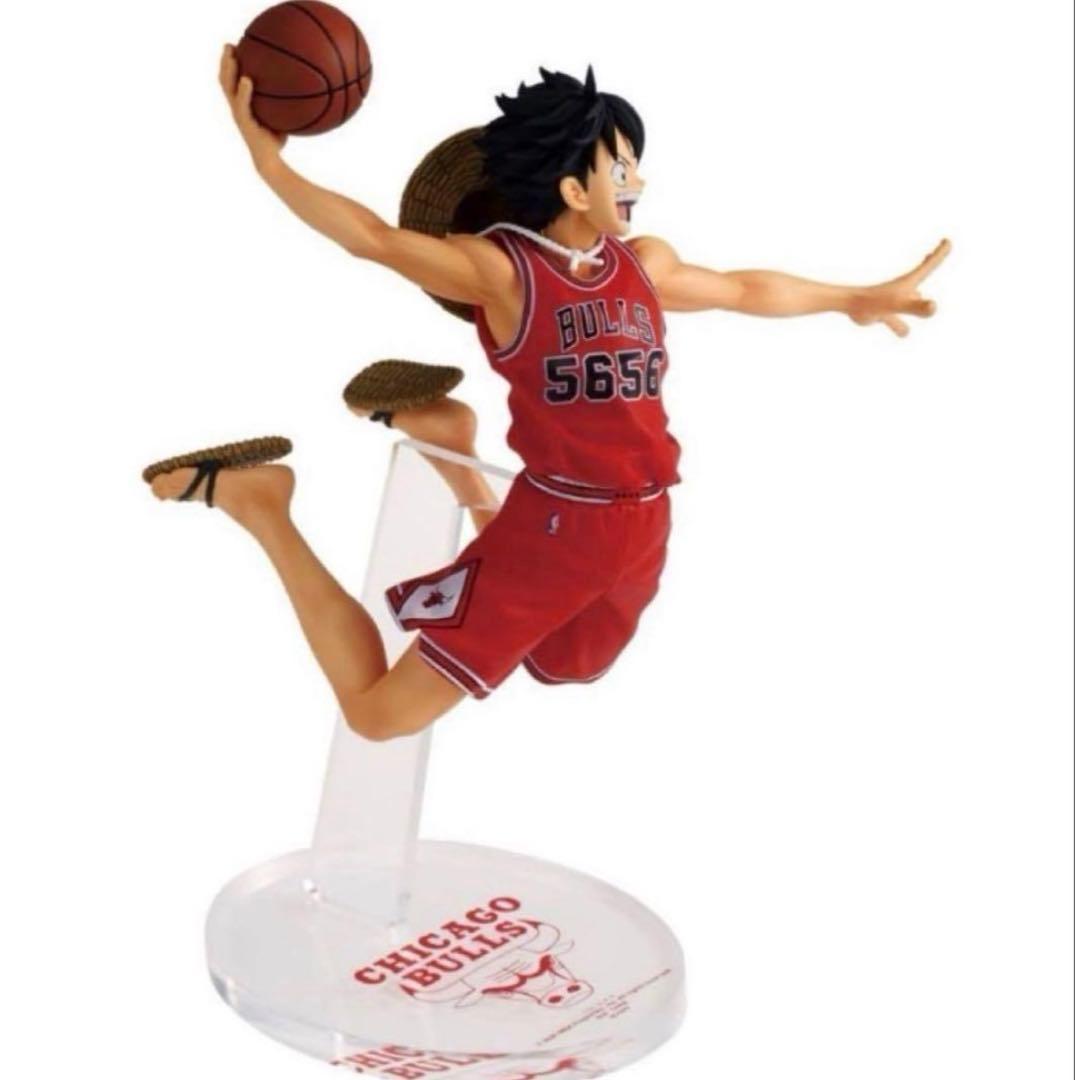 ONE PIECE ×NBA ルフィ　BASE CHICAGO BULLS