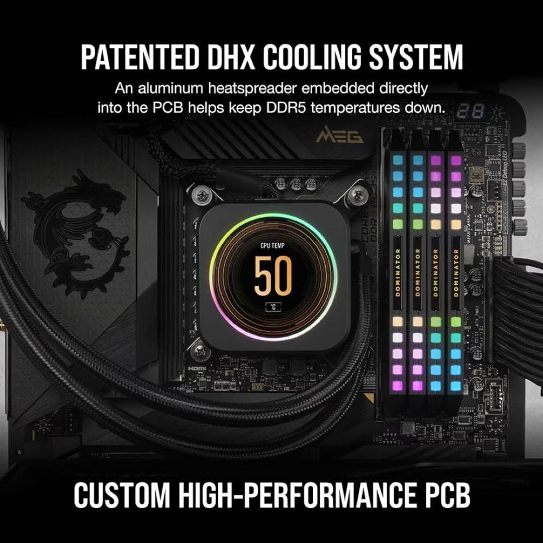 新品 CORSAIR DDR5 6000MHz 32GB DOMINATOR