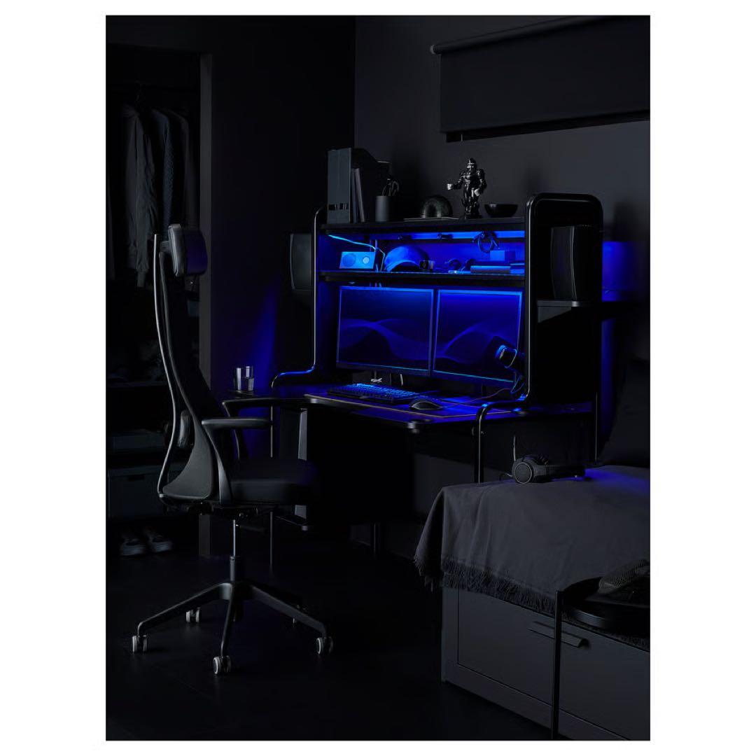 IKEA FREDDE ゲーミングデスク黒140x74x146 横浜市引取限定