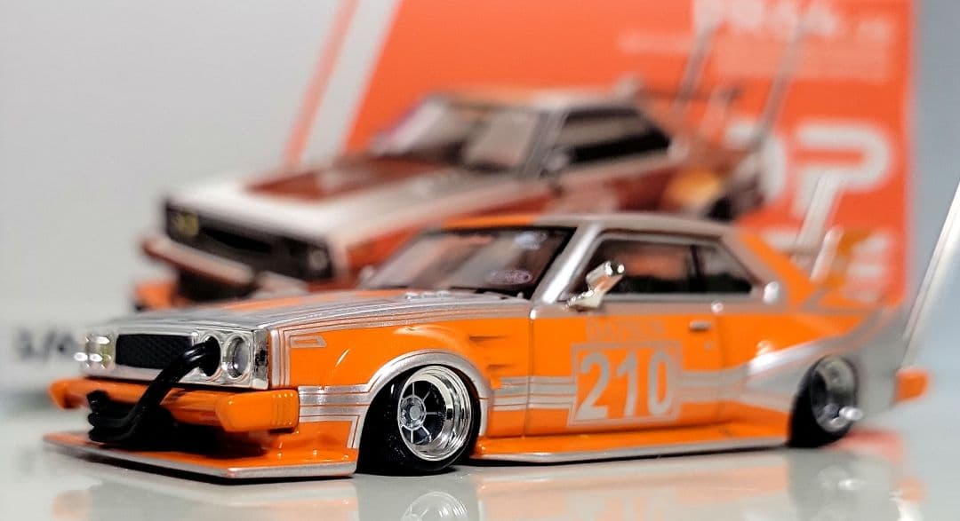1/64　スカイライン改　ジャパン2Dr　ハヤシストリート　アルミ製　深リム