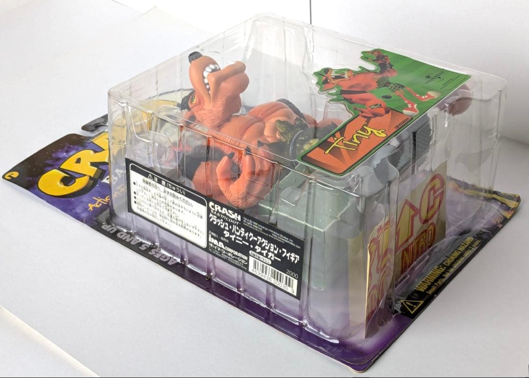 クラッシュバンディクー アクションフィギュア タイニータイガー