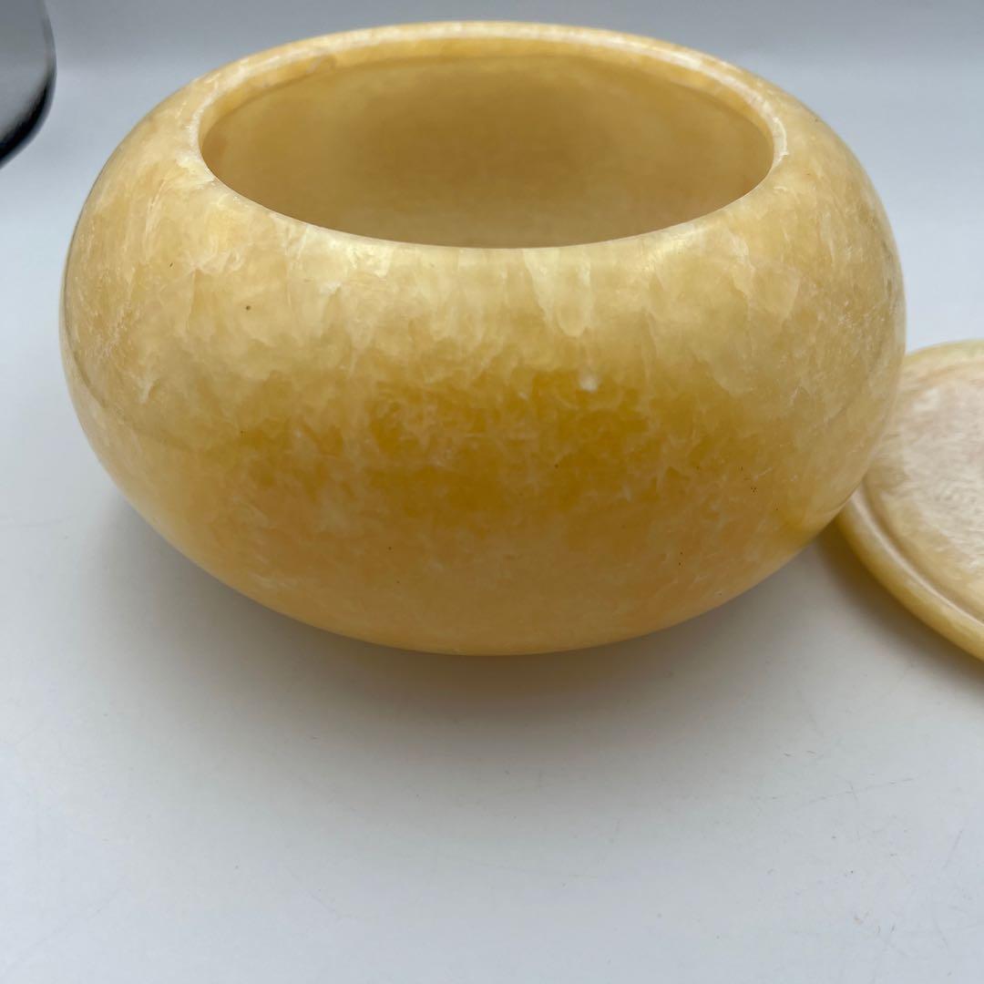 【希少】【美品】大理石 囲碁 碁石 囲碁 囲碁道具 2個セット