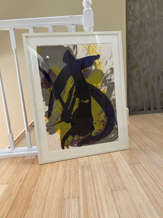白髪一雄絵画