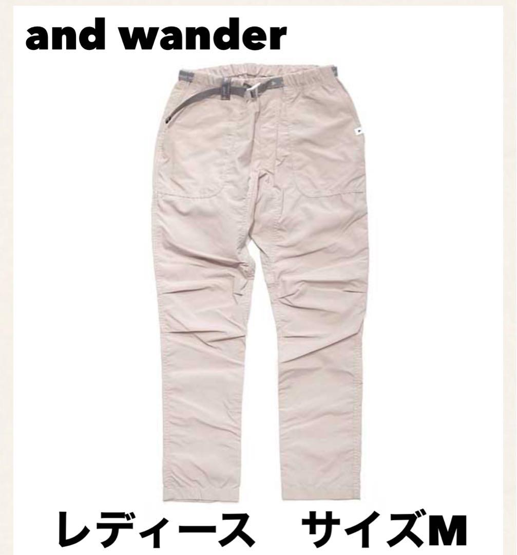 アンドワンダー パンツ　レディース　ナイロンクライミングパンツ リフレクター　M