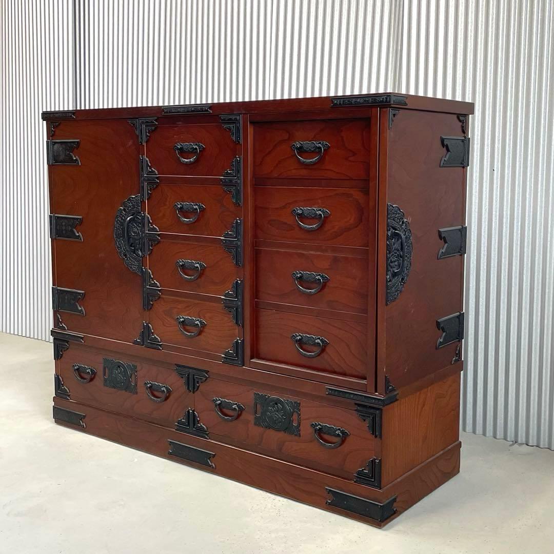 【希少・高級和家具】からくり箪笥　和タンス　和モダン収納　美品