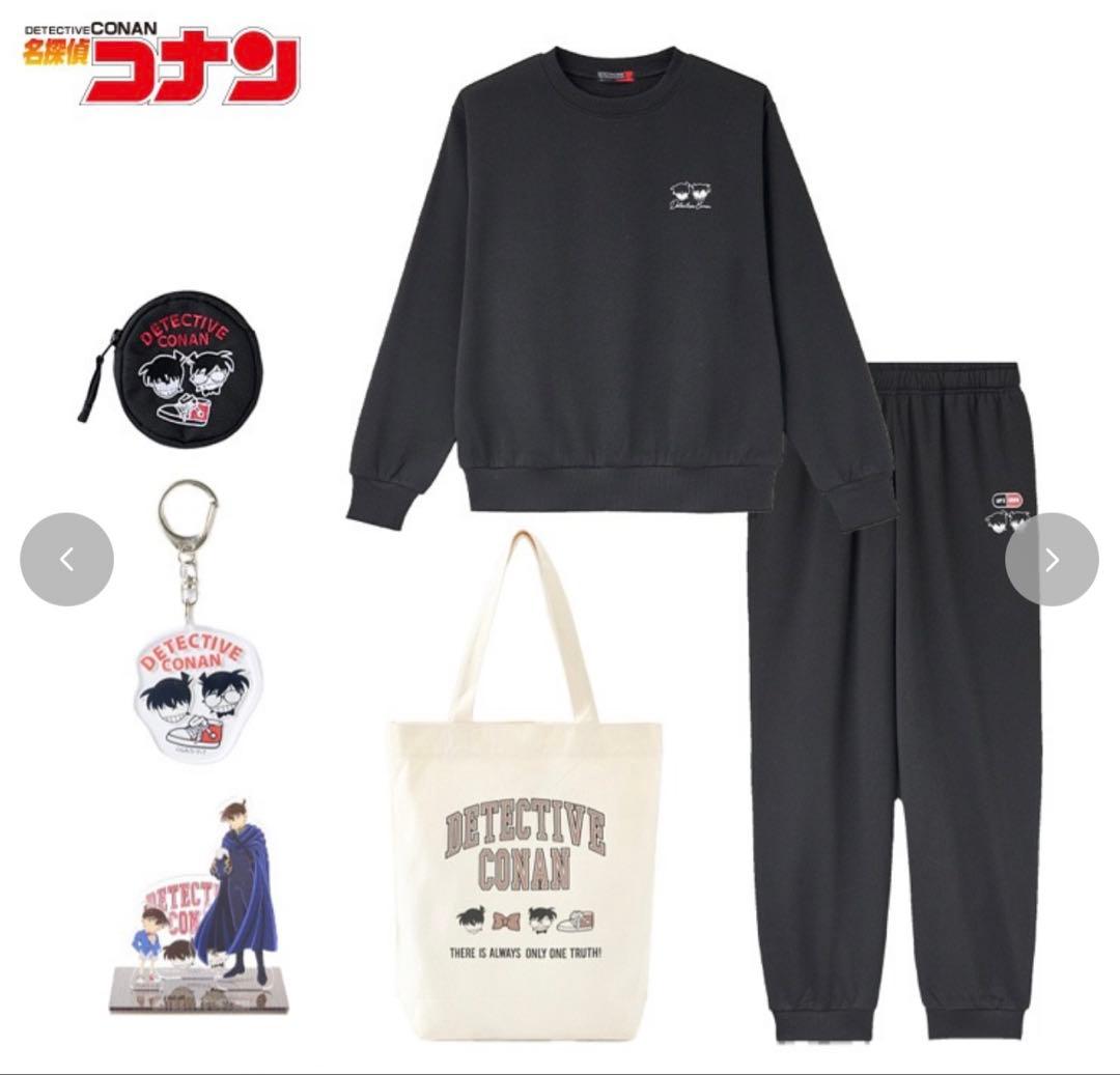 【新品】しまむら限定　名探偵コナン コナン＆新一６点セット　メンズ　Ｍサイズ