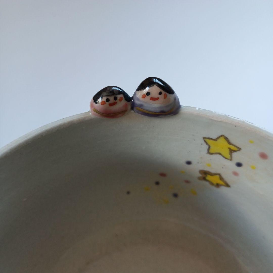 七夕　お茶碗