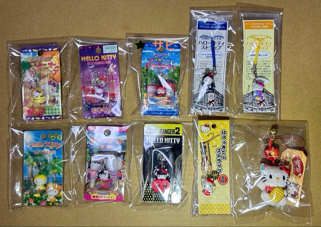 【レア】 ご当地キティ 根付け ファスナーマスコットその他 まとめ売り 131点
