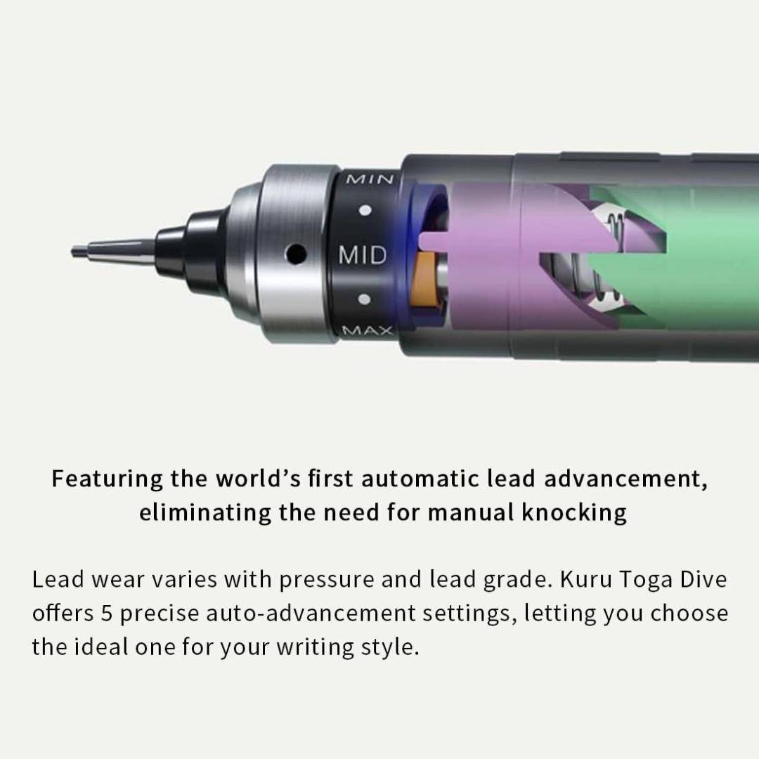や*ん様 新品未開封★三菱鉛筆 シャーペン クルトガ ダイブ 0.5ｍｍ オーロ