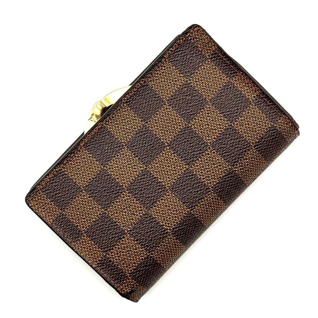 極上美品✨ルイヴィトン ダミエ ヴィエノワ がま口 コンパクト　財布 O11