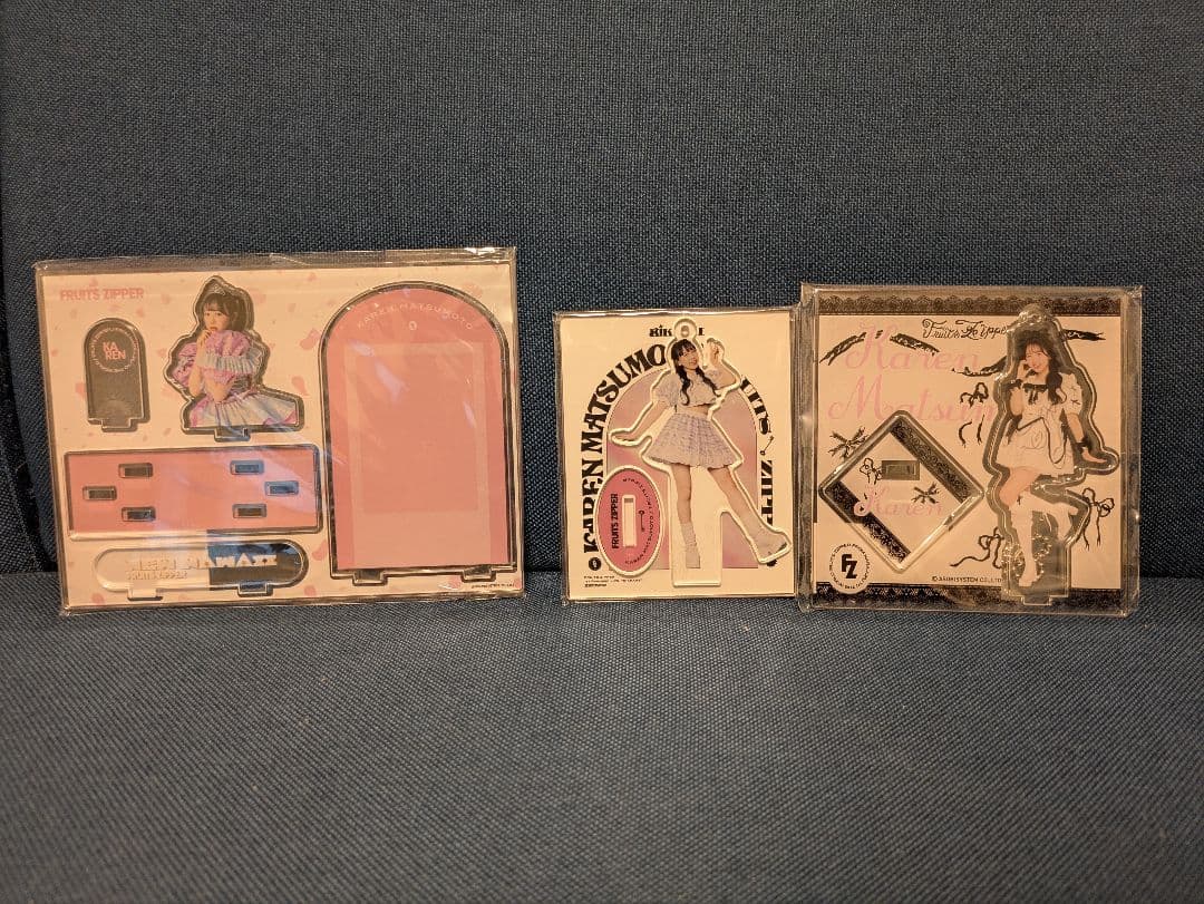引退品　松本かれんアクスタセット　22種　フルーツジッパー