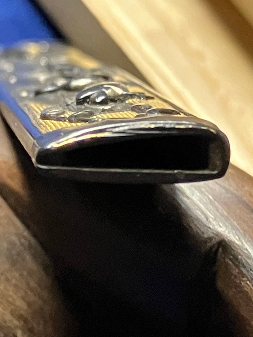 日本刀　装飾　小柄　金銀象嵌　時代物　骨董品