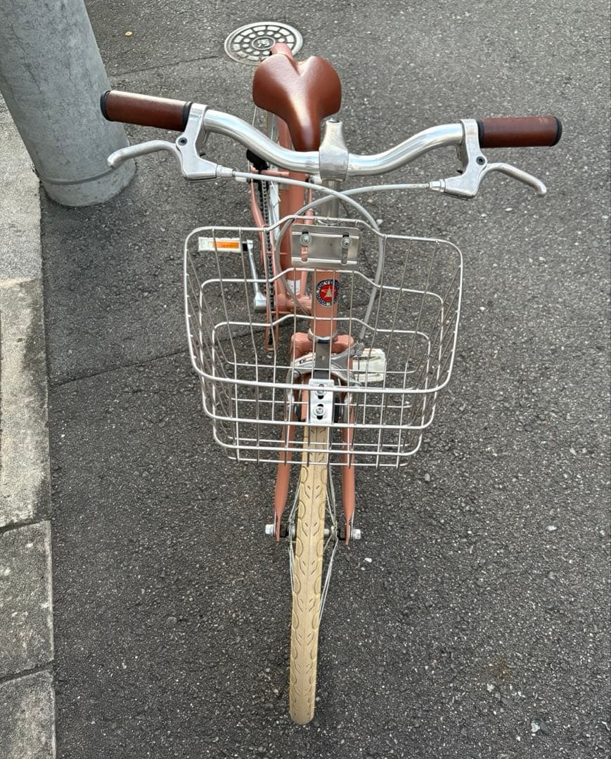TOKYOBIKE Jr. ステップ　20インチ　ベージュレッド