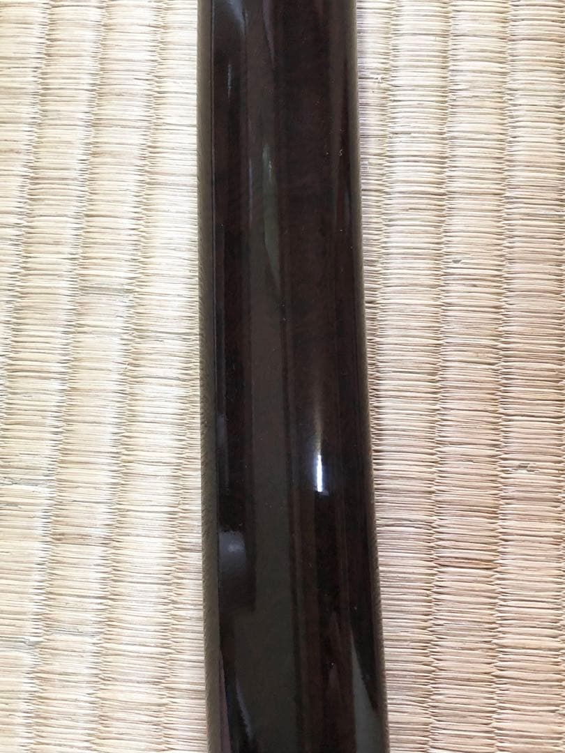 旧家蔵出し品　赤茶色　蝋色塗り　大刀の鞘　刀装具　武具