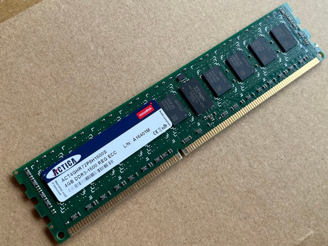 32GB サーバー用 ACTICA 8枚 ACT4GHR72P8H1600S