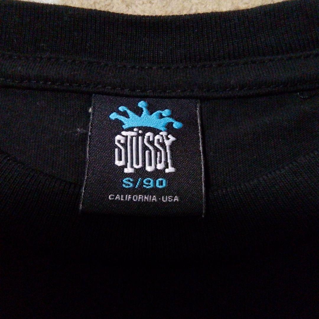 STUSSY ブラック Tシャツ2点セット S/90