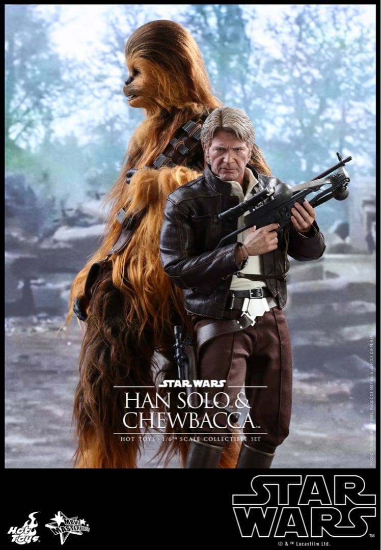 スターウォーズ ホットトイズ マスターピース ハン・ソロ & チューバッカ