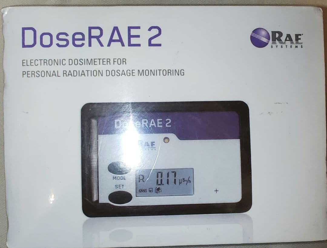 放射線量測定器　シンチレーションカウンター　doseRAE2