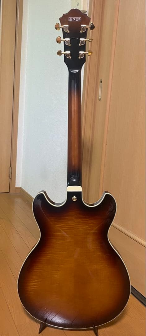 Ibanez セミアコースティックエレキギター サンバースト