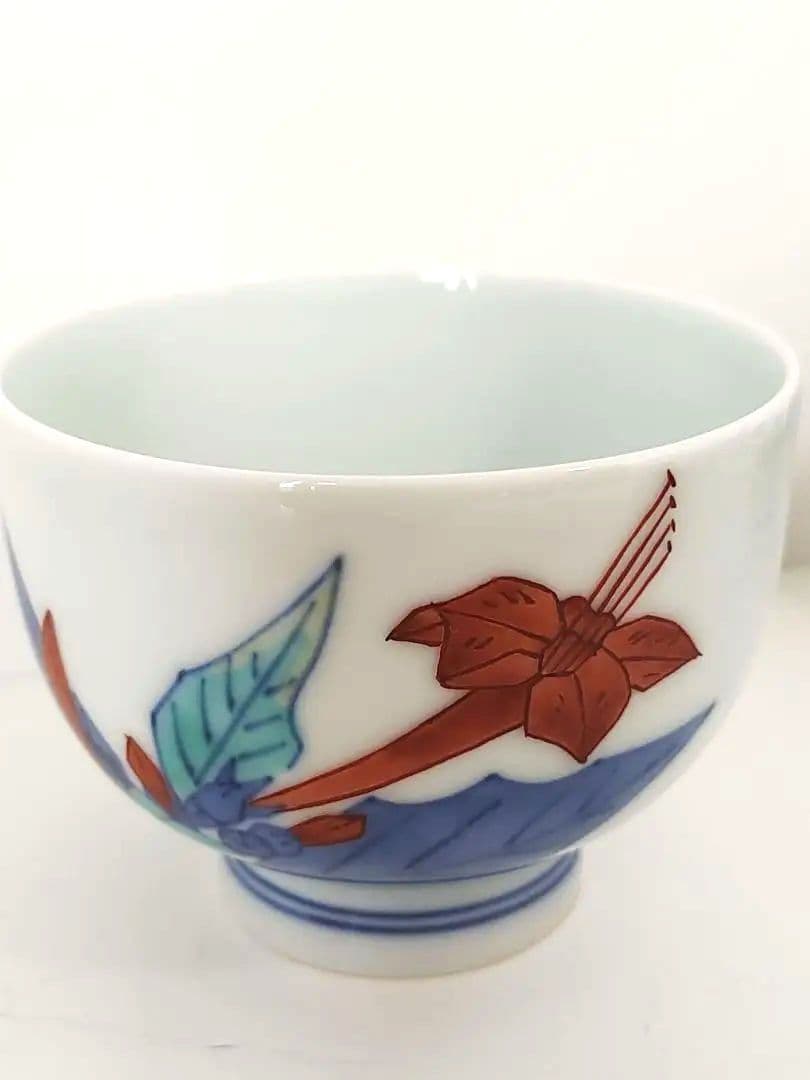 今泉今右衛門  茶器セット 急須 煎茶碗 5客 高級 煎茶道具 有田焼 陶磁器