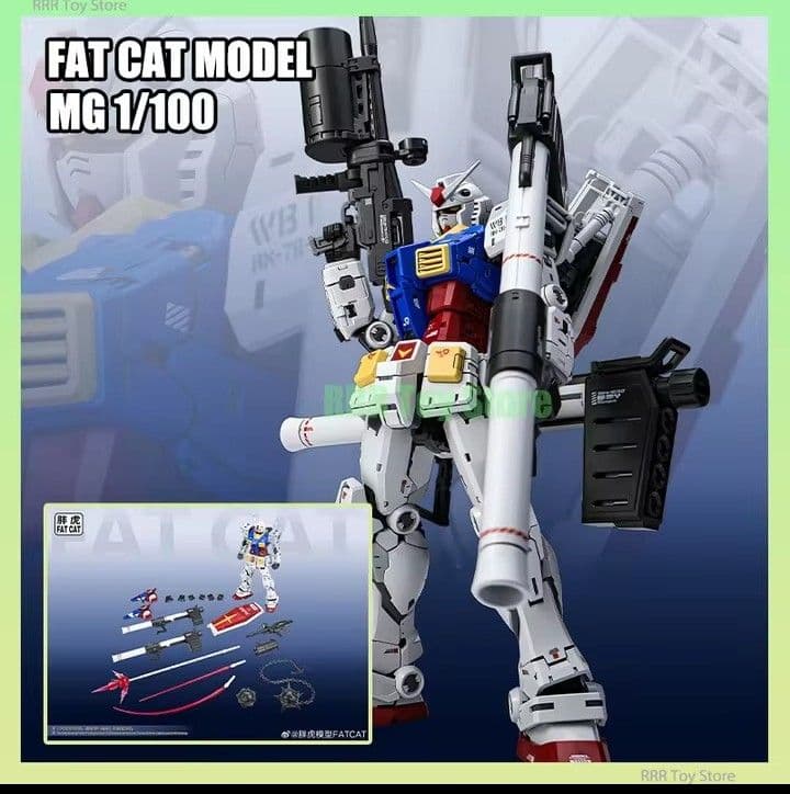新品　RG拡大版 1/100 RX-78 ガンダム FAT CAT　海外製