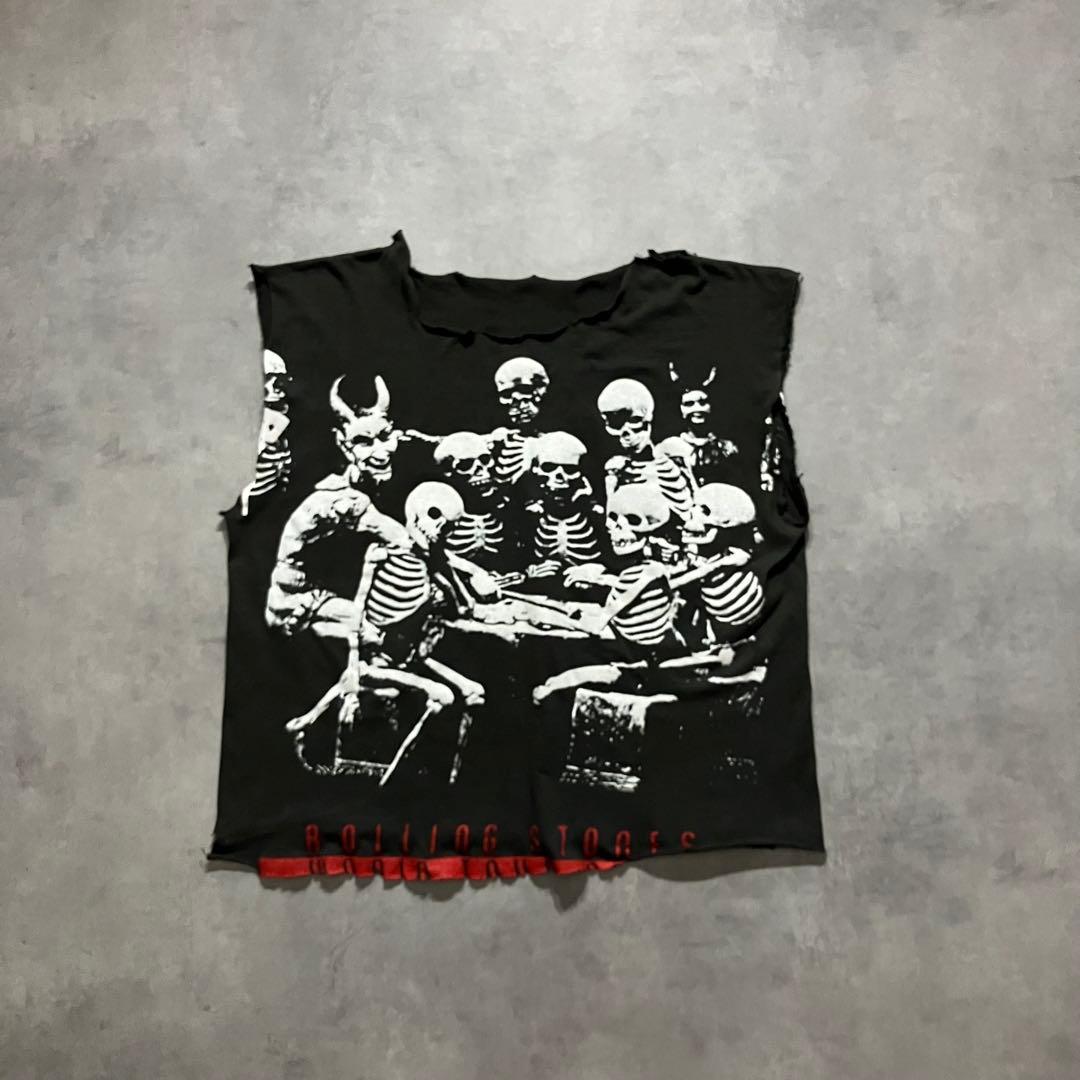 トップス 90s The Rolling Stones boro junk tee