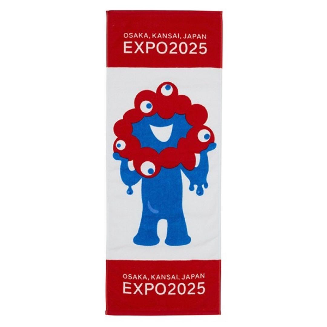 【新品】EXPO2025 フェイスタオル ミャクミャク 01