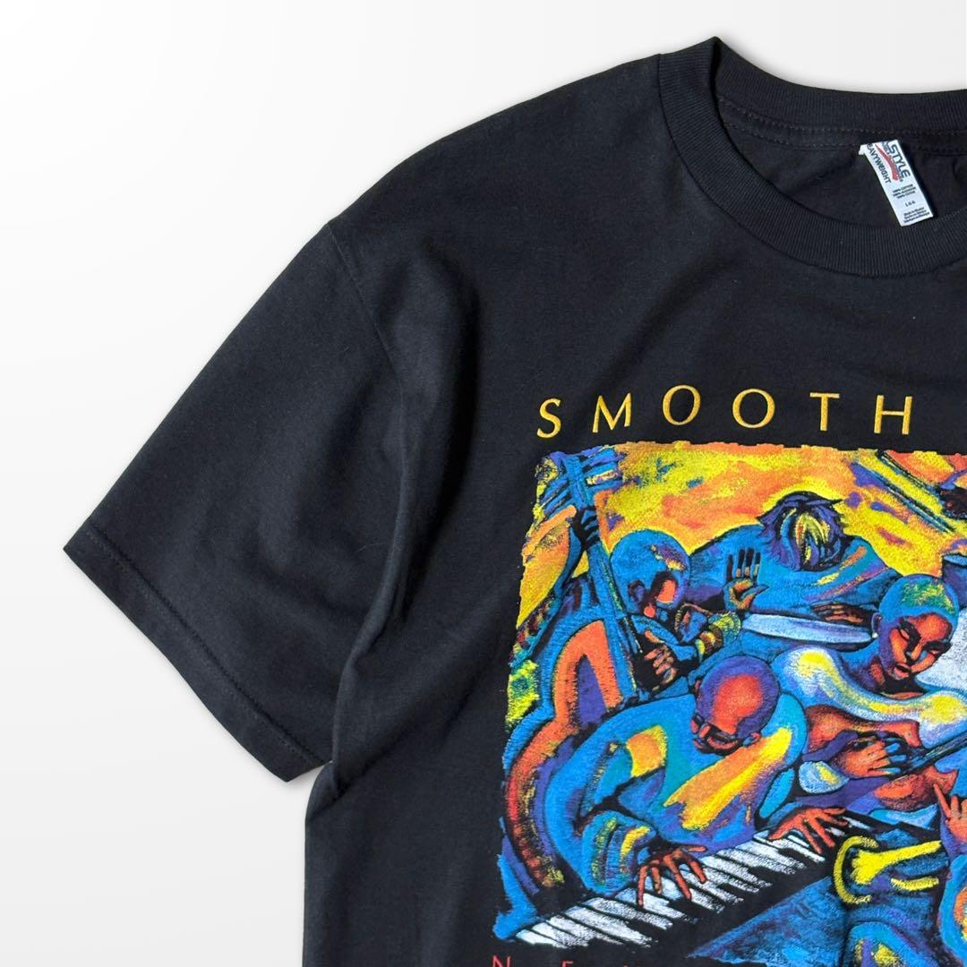 JAZZ Tシャツ 黒 音楽T アート 古着 NEW ORLEANS 90s風