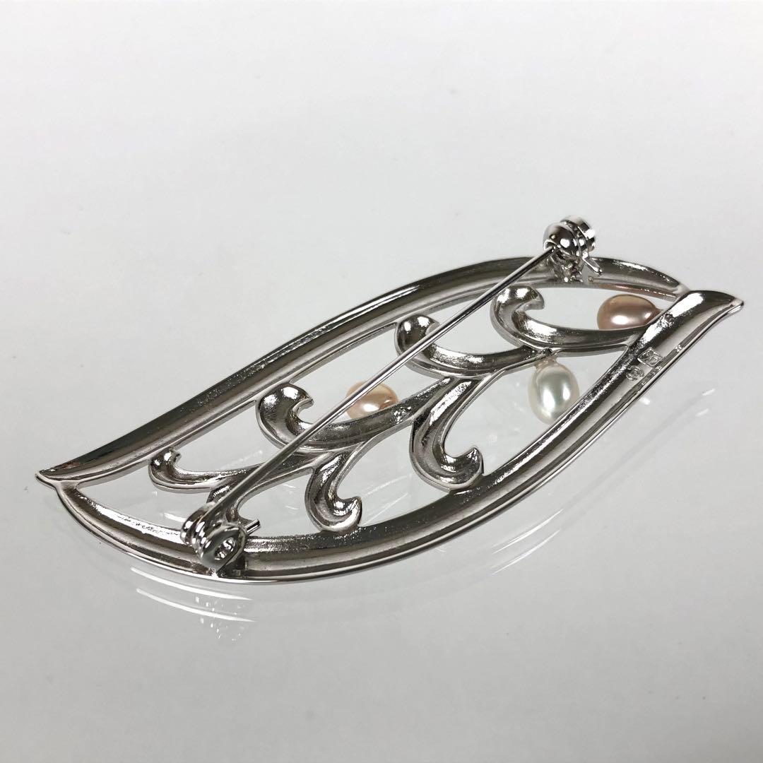 TASAKI タサキ 真珠 パール リーフ 葉っぱ ブローチ