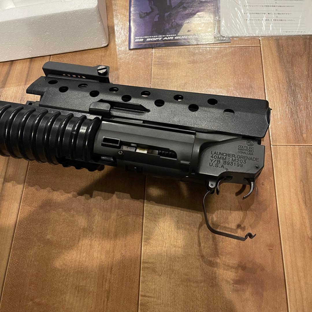 絶版品東京マルイ純正M203グレネード3発同時発射エアガン