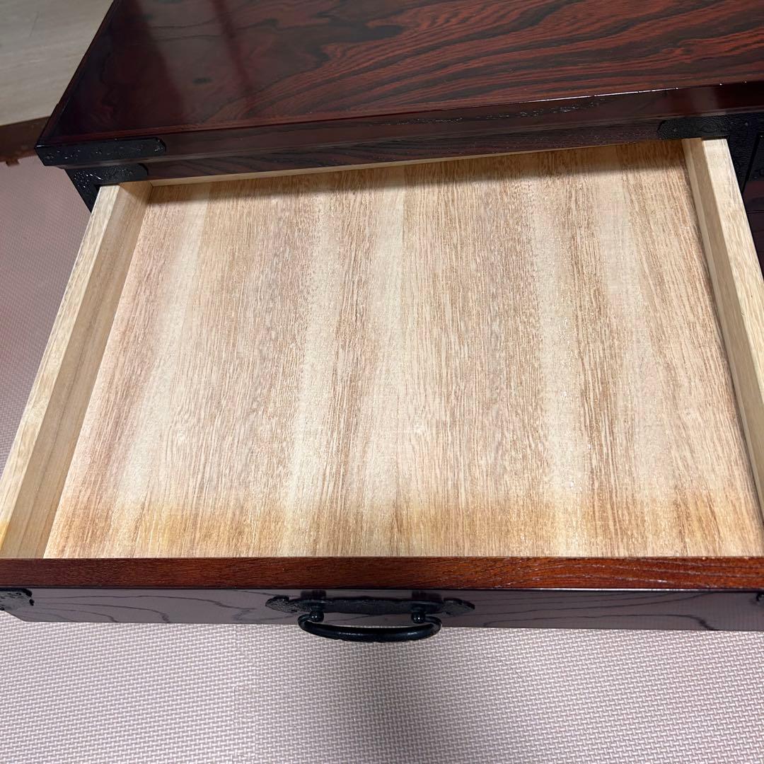 筑後民芸　民芸家具　和風 文机 卓上デスク 90cm幅 88cm