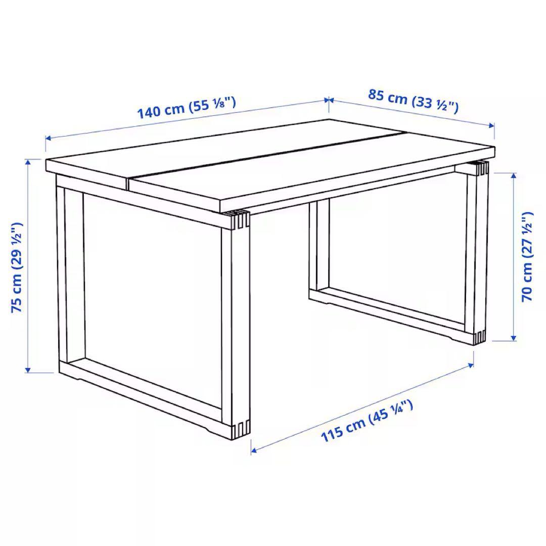 送料込み IKEA MÖRBYLÅNGA モールビロンガ140×85cm
