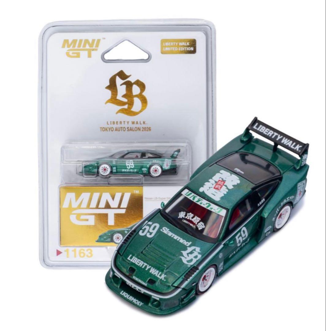 Mini gt 180sx LBWK Tokyo auto salon 12台