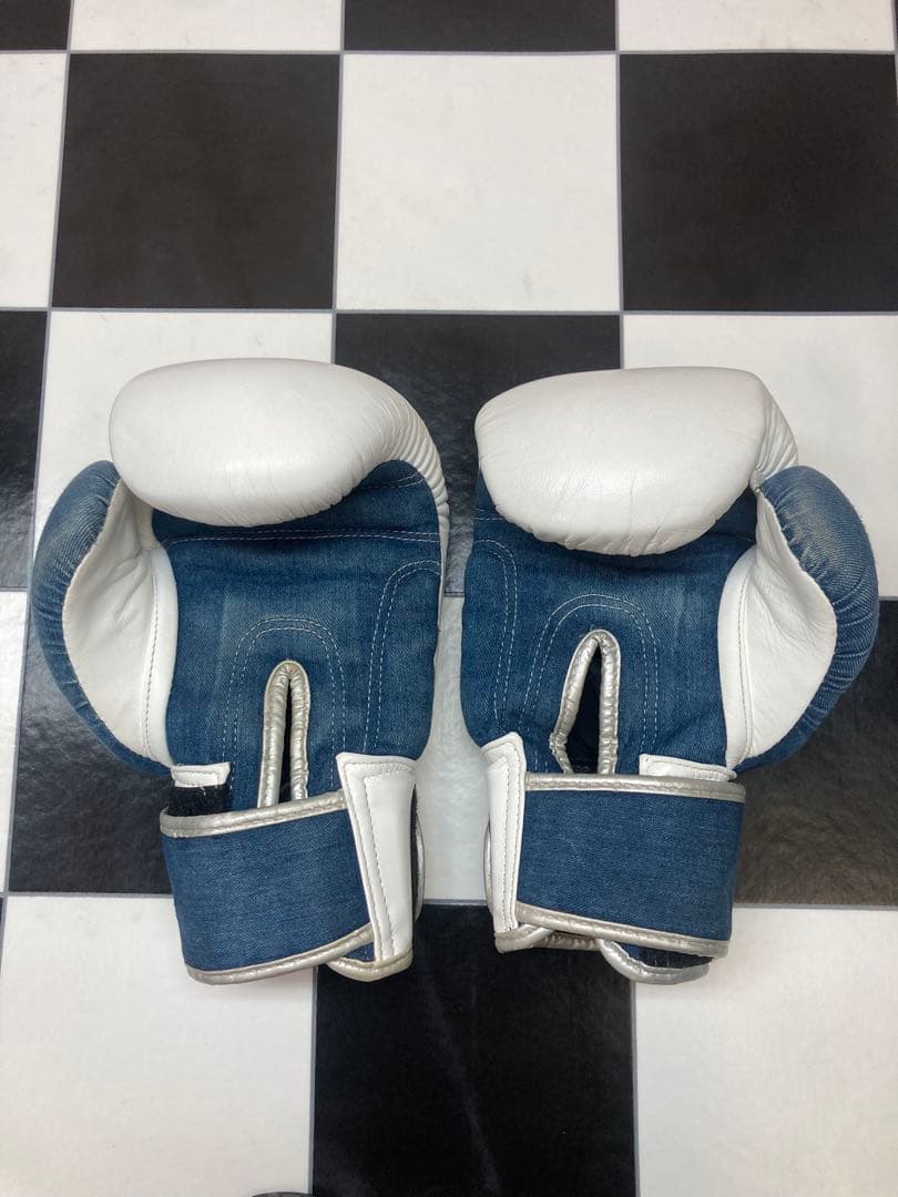 YOKKAO ヨッカオ ボクシンググローブ 10oz ホワイト/デニム綺麗