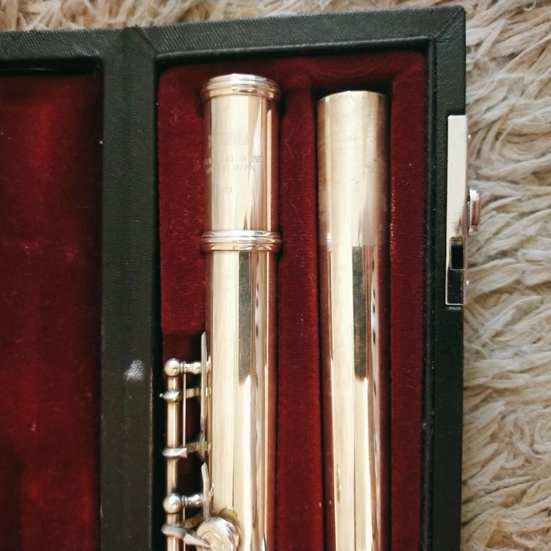 YAMAHA ヤマハ YFL 451 頭部管銀製 Eメカ フルート