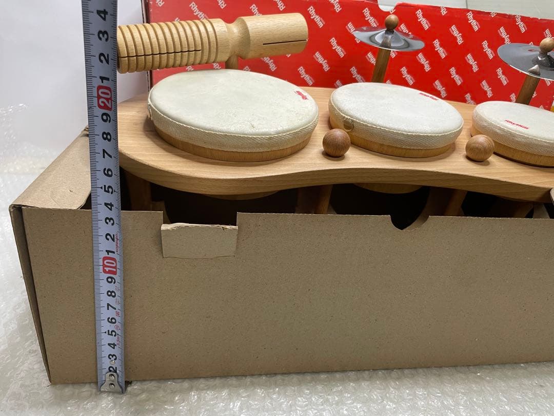 美品【Rhythm poco】リズム・ポコ ドラムセット　木製