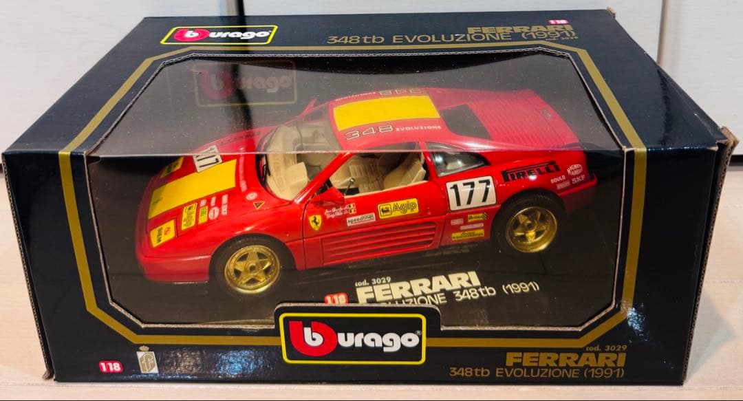 【未使用】　ブラーゴ　フェラーリ　1991 1987 1/18