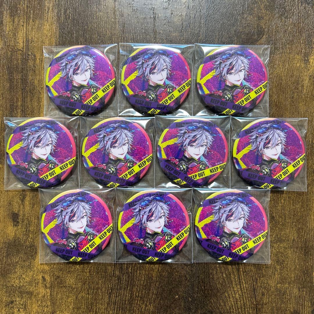 にじさんじ　不破湊Stum Mode グリッター缶バッジ