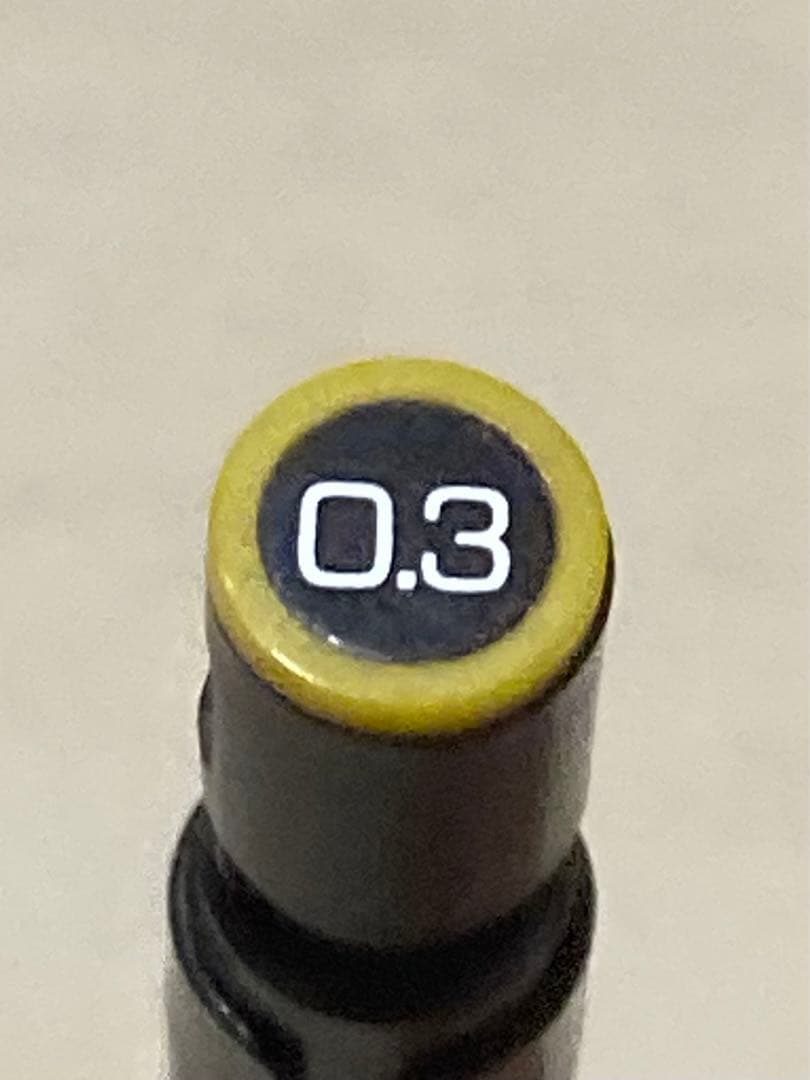 三菱鉛筆　Hi-uni3050 0.3 グレー　カーボン